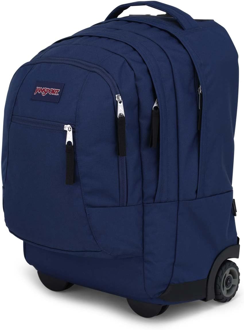JANSPORT Driver 8 Wheeled Luggage, Blue, One Size, Unisex