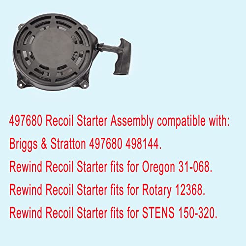 Démarreur Briggs & Stratton 497680 robuste pour tondeuse rotative - 5