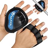 Mava Sports Neoprene Grip Pads Lifting Grips, an Alternative to Barehand Gloves for Weight Lifting Women and Men, Pull-Up Grips, Crossfit, Workout Pads
