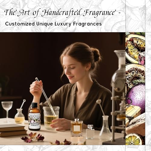 Image of HIQILI Passion Fruit Fragrance Oil for Candle, Soap Making & Diffuser | for Home Aromatherapy, Oil Burner, Great for Body Scrubs Making, Add to Body Lotion - 1 FL Oz / 30ML