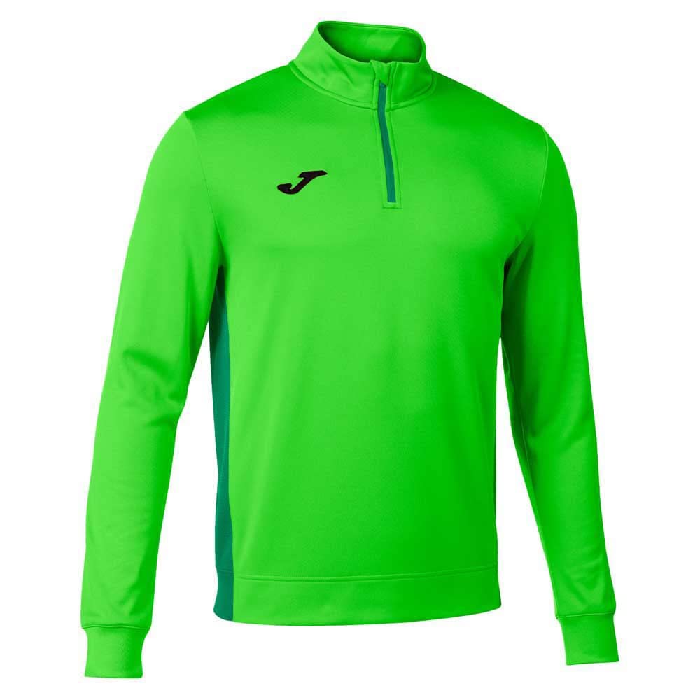 Joma Men's Winner Ii Sweatshirt, Fluorescent Green, 6XS