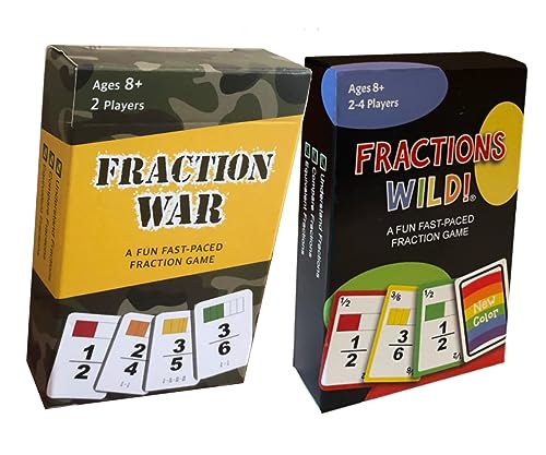 Fraction Math Games - Fun Games to Learn, Compare and Simplify Fractions for 3rd to 6th Grade