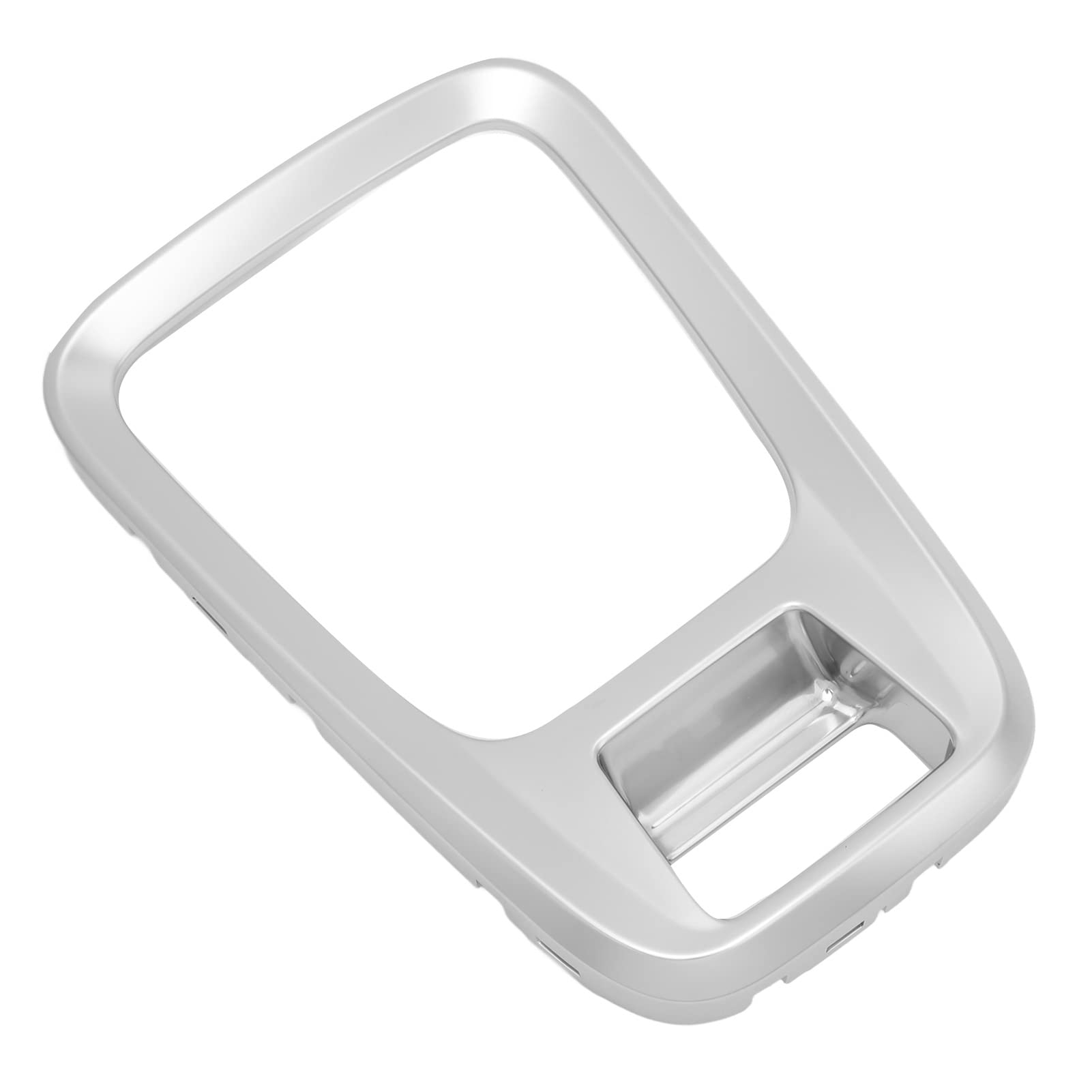 KAGOUKA Gear Lever Surround 7591L9 Silver Shifter Panel Cover for Peugeot 3008 1.6L 2012-2014/2.0L 2012