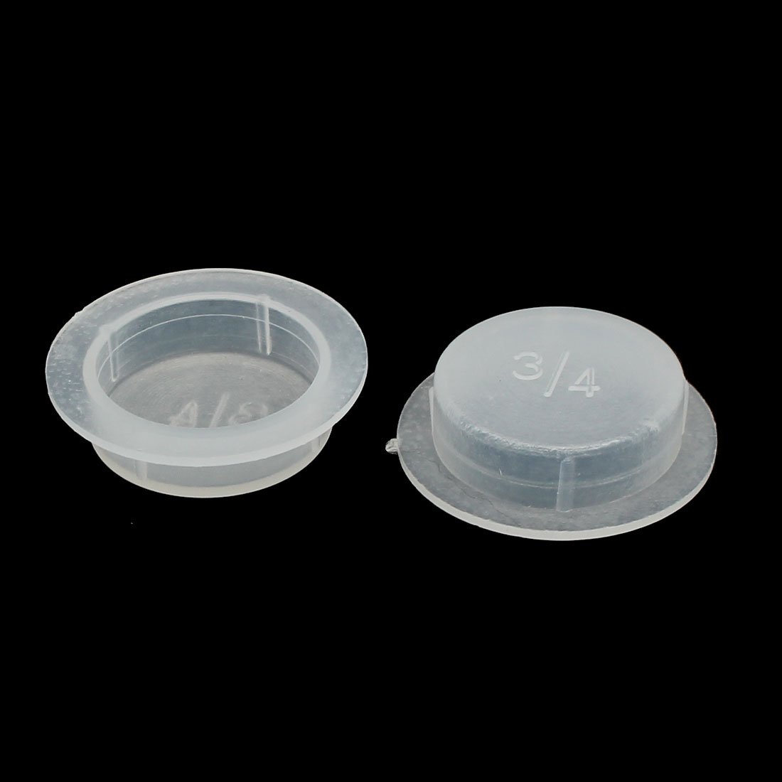 Aexit G3/4 PE Luer Fittings Plastic Pipe Thread Protection Sleeve debris Covers Luer Cap Fittings Caps 100pcs