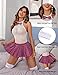 Avidlove Sexy Schoolgirl Lingerie for Women Student Outfits Roleplay Fishnet Teddy with Plaid Mini Skirt