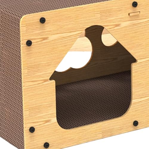 Griffoir pour chat au design robuste en carton compact