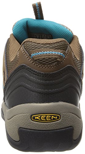 KEEN Women's Koven Hiking Shoe,Dark Earth/Capri Breeze,9 M US