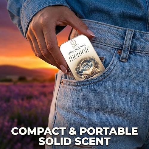 Image of Solid Perfume |Ispahan&Memoir Alcohol Free Wax Perfume Balm, Long Lasting | Pocket Tin 12g, Pack Of 2| Non Greasy Smooth Glide, Travel Friendly Men And Women
