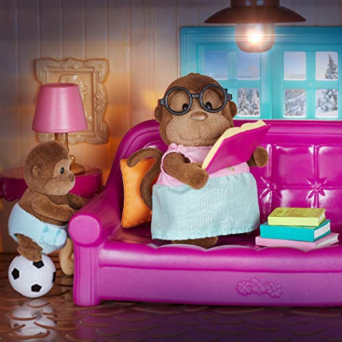 Li’l Woodzeez 23-teilig Wohnzimmer Schlafzimmer Zubehör Set – Sofas, Babybett und mehr – Tierfiguren Accessoire… – Bild 4