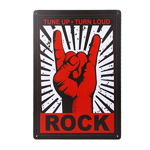 20x30cm Placa Cartel de Pared con Palabras Metal Arte Decoración para