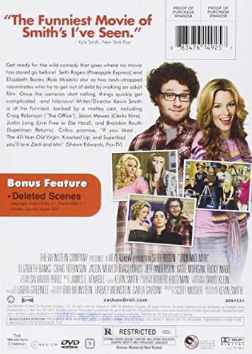 Zack And Miri Edizione Stati Uniti Italia DVD original para reproductores compatibles 2