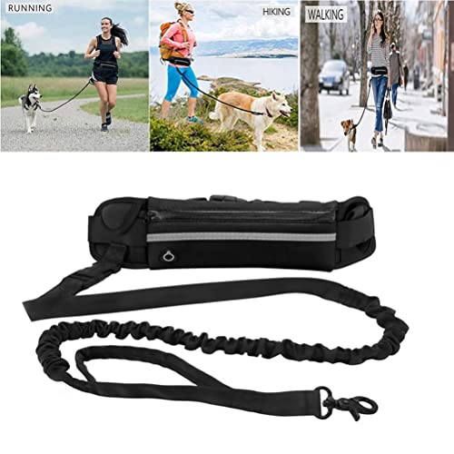 BTSEURY Hands Dog Lead/Premium Quality Dog Running Belt, Bungee Lead, Reflective with Double-Sided Lining Bag, Up to 60 kg - Image 4