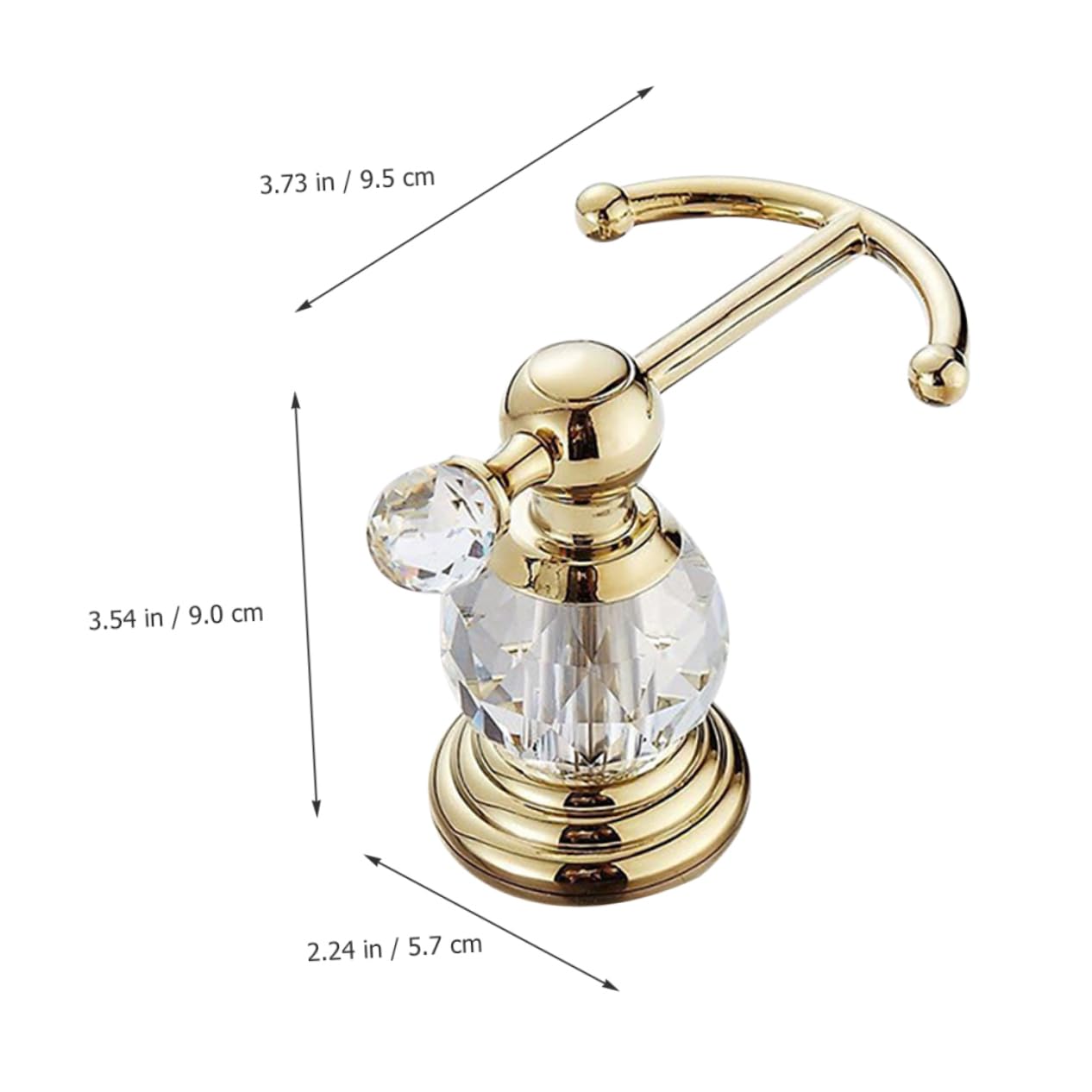 Gancio da Parete Moderno Resistente e Lucidato Finitura Elegante in Acciaio Inossidabile Oro per Soggiorno e Camera da Letto