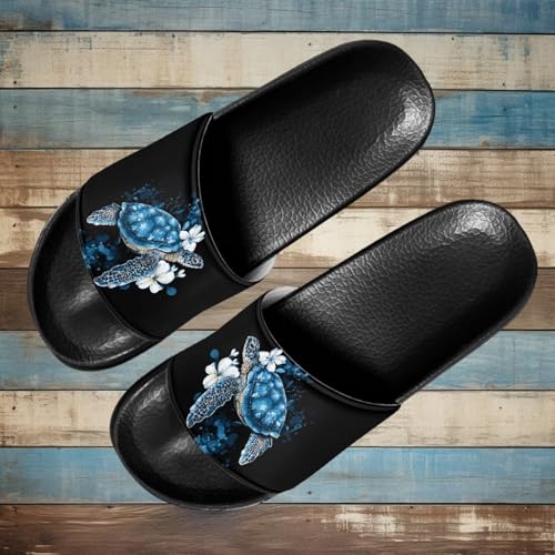 Image of Footwear for Mens Open Toe Athletic Sandals Anti-Slip Sole Slide Sandals Pillow House Flat Shoes Comfortable Slip On Slippers for Indoor & Outdoor