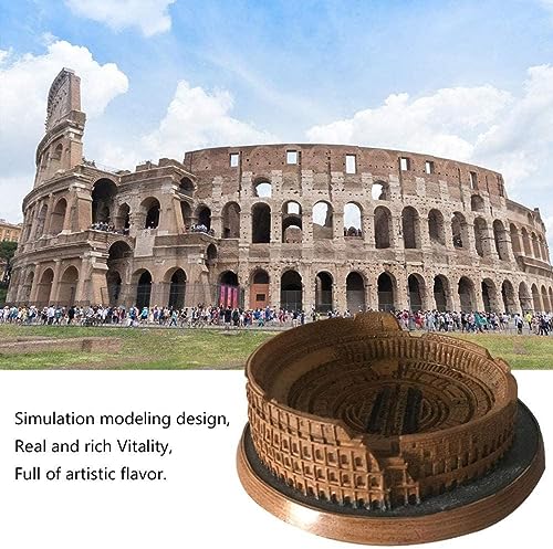 Estatua Decorativa Roma Coliseo Resina 13x13x4 cm miniatura 2