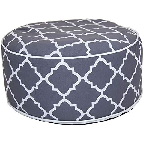 Charles Bentley Inflatable Garden Foot Stool Pouffe Cover