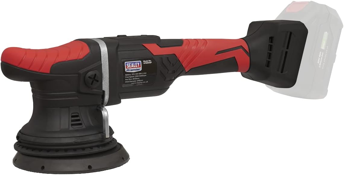 Sealey CP20VOP 20V Ø125mm Cordless Orbital Polisher - Body Only