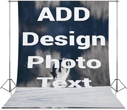 Telón de fondo personalizado, tela para fotografía, diseño personalizado de tu propio pancarte, imagen, texto, estudio fotográfico, iluminación,