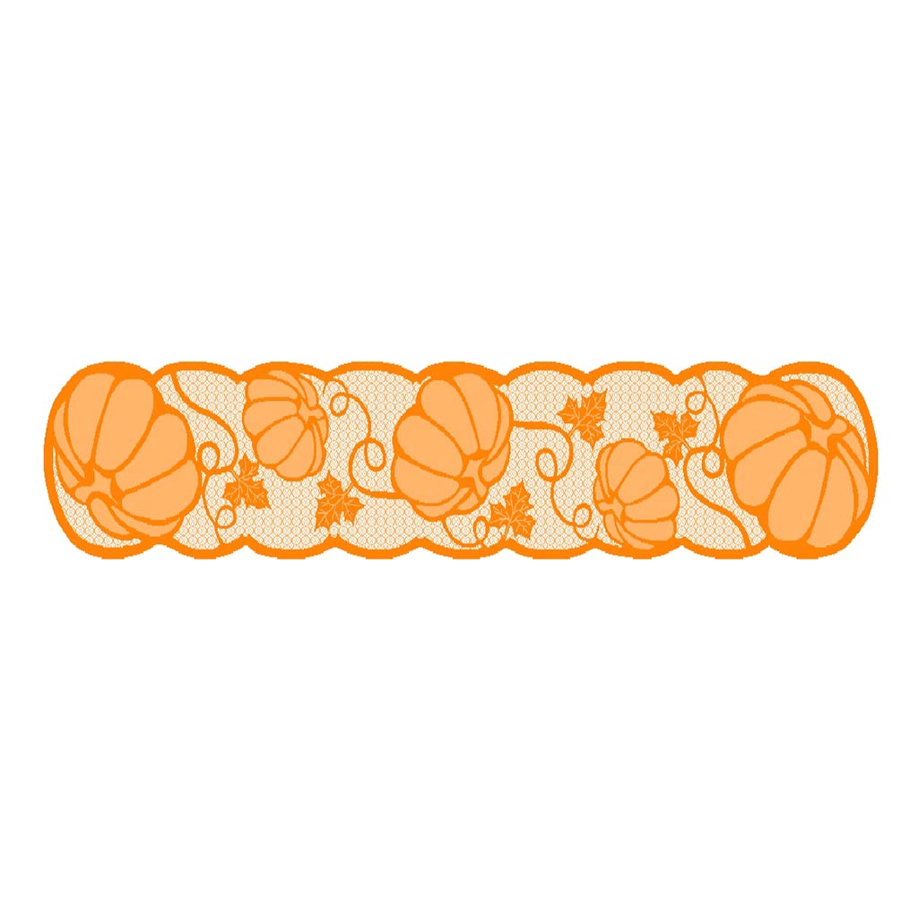 NEWFT Thanksgiving Table Decoration Set Table Runner Pumpkin Tablecloth for Home Farmhouse Decorative Lace Tablecloth Cover