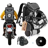 【DESIGN INNOVANT POUR PLUS DE SÉCURITÉ】 Le logo réfléchissant de la marque et les bandes de sécurité augmentent considérablement votre visibilité lors des trajets de nuit – pour plus de sécurité à chaque sortie. La poche d’urgence avec étiquette d’identification imperméable offre une protection supplémentaire en cas de besoin. Avec les accessoires moto Moman, profitez de vos trajets en toute sérénité.