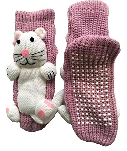 Image of Women's Thick Knit Skid proof Warm Casual Floor Carpet Socks