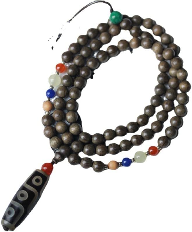 金丝楠阴沉木DIY四时天珠款手链项链男女念珠 0.8×108颗(0.8×108颗)