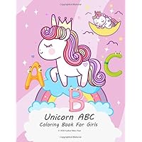 Unicorn ABC Coloring Book (A-Z, 0-10): In Bulk For Girls 3 Year Old