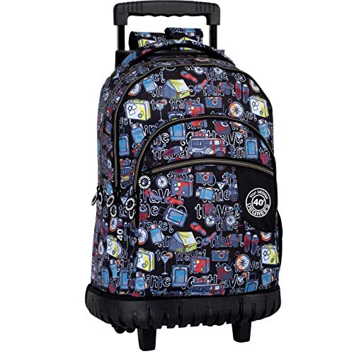 40 Grados Mercury: Mochila Grande con Carro Fijo  Trolley  Perona 56805