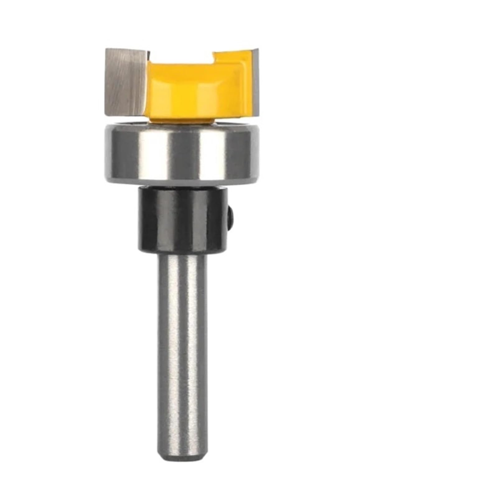 1/2pcs 6MM 6.35MM 8MM Shank D19.05MM Pattern Bit Router Woodworking Milling Cutter for Wood Face Mill Carbide End(6.35x19.05x6.35)