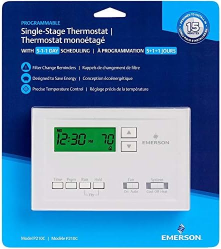 Single Stage Programmable Thermostat - With 5-1-1 Scheduling