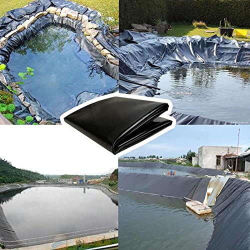 Bâche pour étang souple contre les fuites d'eau bâche noire 1x3m