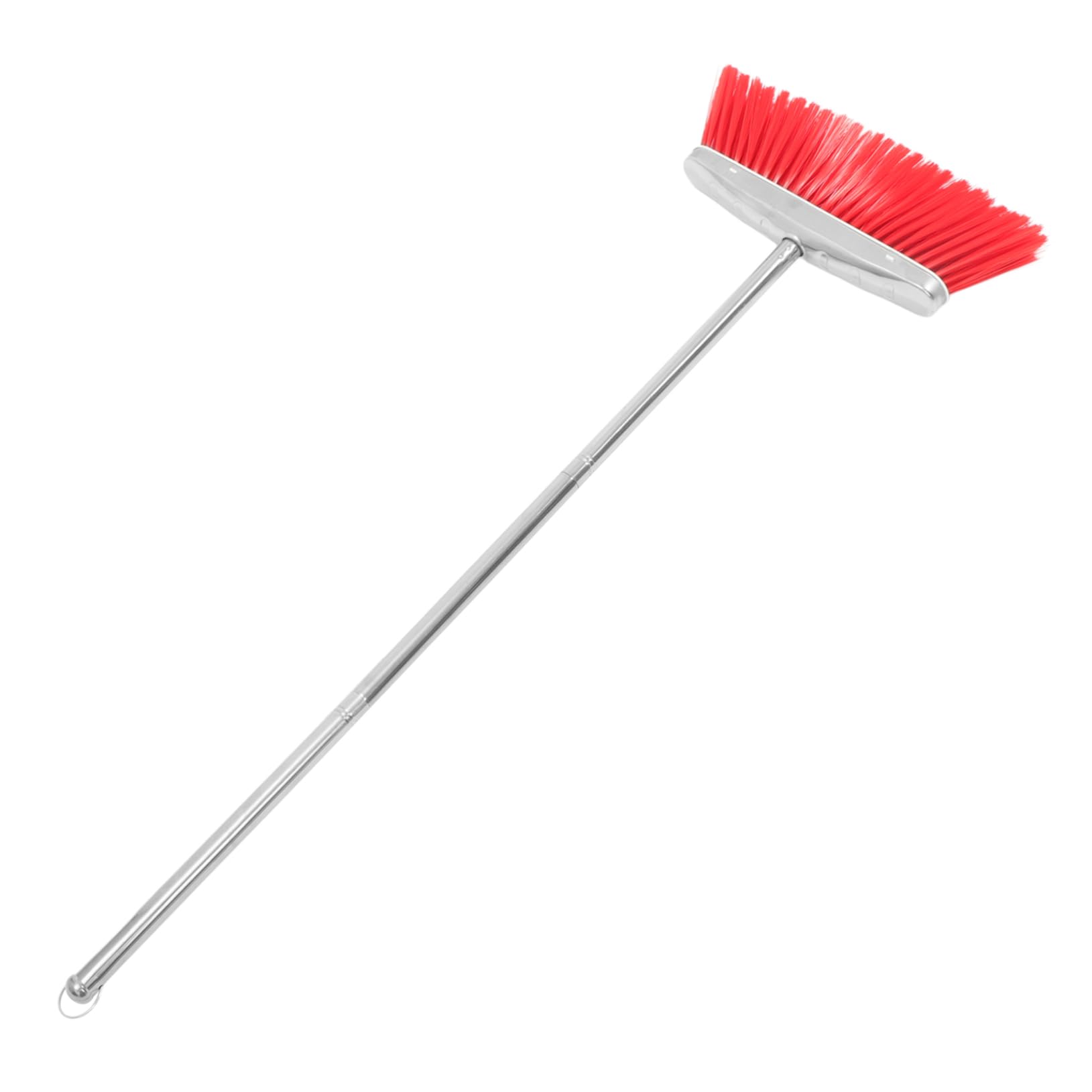 HONMEET Angle Broom with Metal Handle Efficient Household Cleaning Broom for Home Kitchen Office and Indoor Spaces Gentle Bristles with Antihair Wrap Design for Quick Sweeping