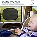 Miniature Static Cling Car Window Shades, Removable Tint for Car Windows Covers Blocks Sun Glare Patch Sun Screen Car Sun Shade for Side Window Baby, Driver Window Sun Shade, Glare Visor 2 Pack
