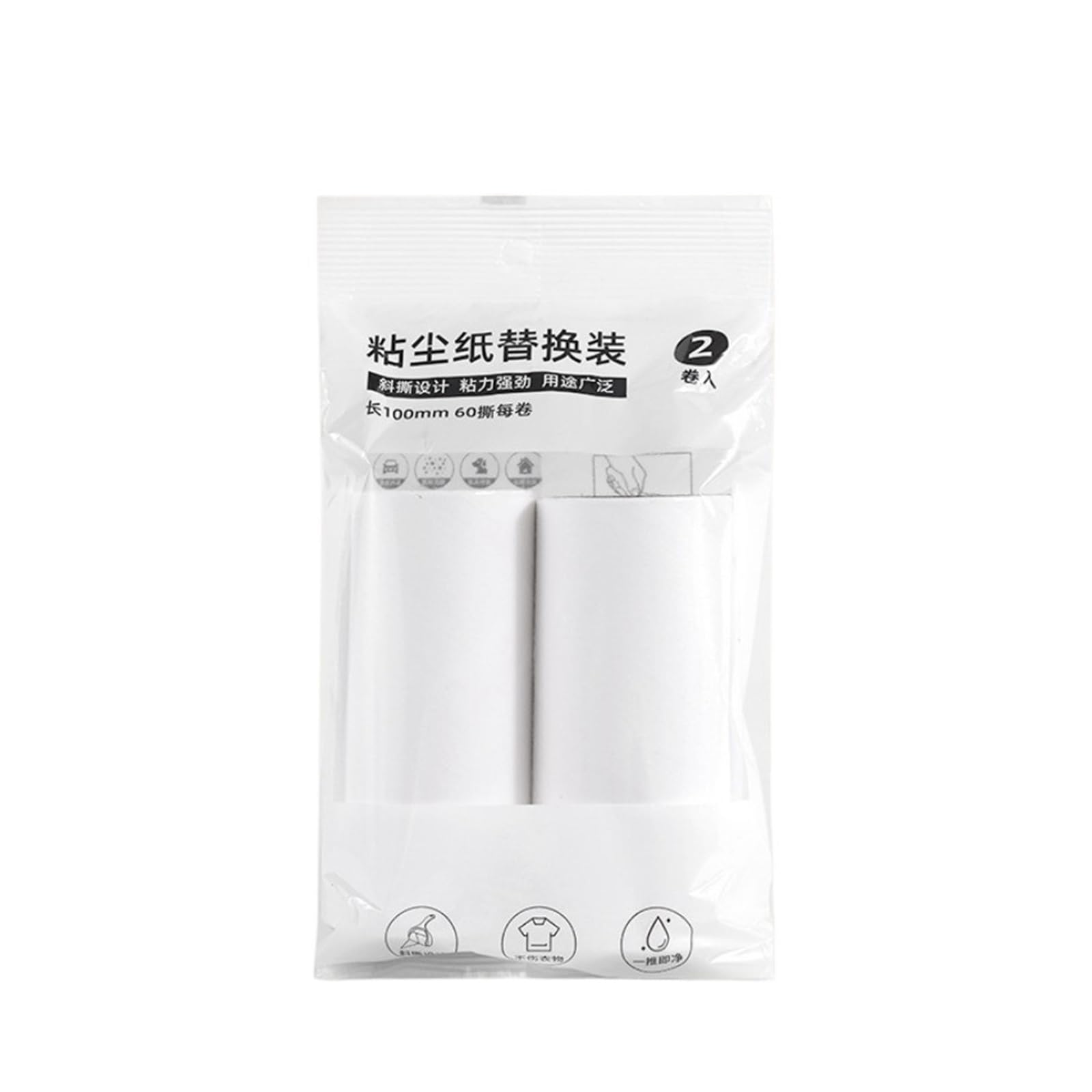 Lint roller Tearable Roll Paper Sticky Roller Brush Plush(Replace roll paper)