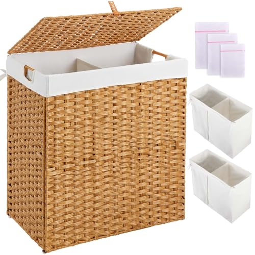Greenstell Laundry Hamper with lid, No Install Needed,...