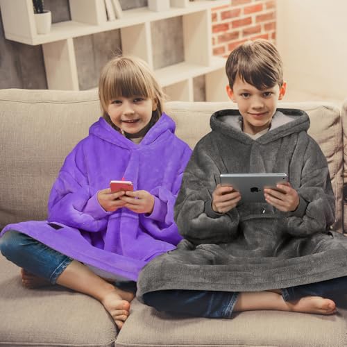 Image of Catalonia Oversized Hoodie Blanket Sweatshirt, Comfortable Sherpa Giant Pullover with Large Front Pocket for Adults Men Women Teenagers Wife Girlfriend