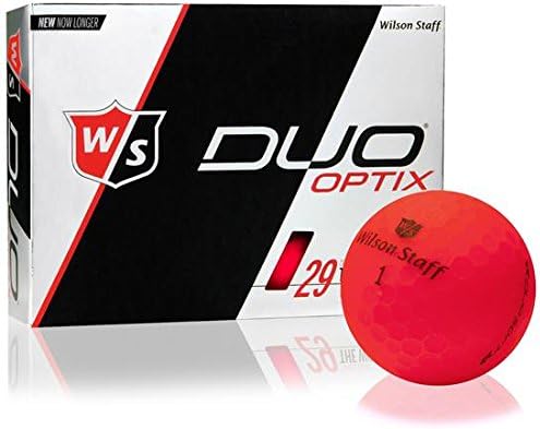 Wilson Staff Duo Soft Optix Matte Red Golf Balls