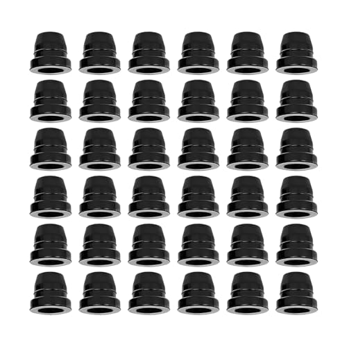 ANFTDCO 36PCS Car Brake Bleeder Caps, Rubber Dustproof Vehicle Brake Bleeder Nipple Grease Fitting Cover, Automotive Caliper Dust Zerk Stem Cap, Universal for Motorcycle SUV Sedan