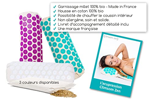 Coussin acupression bio Climsom en millet bio pour un bien-être d'exception - 4