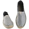 Kentti Mordern Solid Color Canvas Slip On Men's Espadrilles Gray 9 UK / 43 EU #5