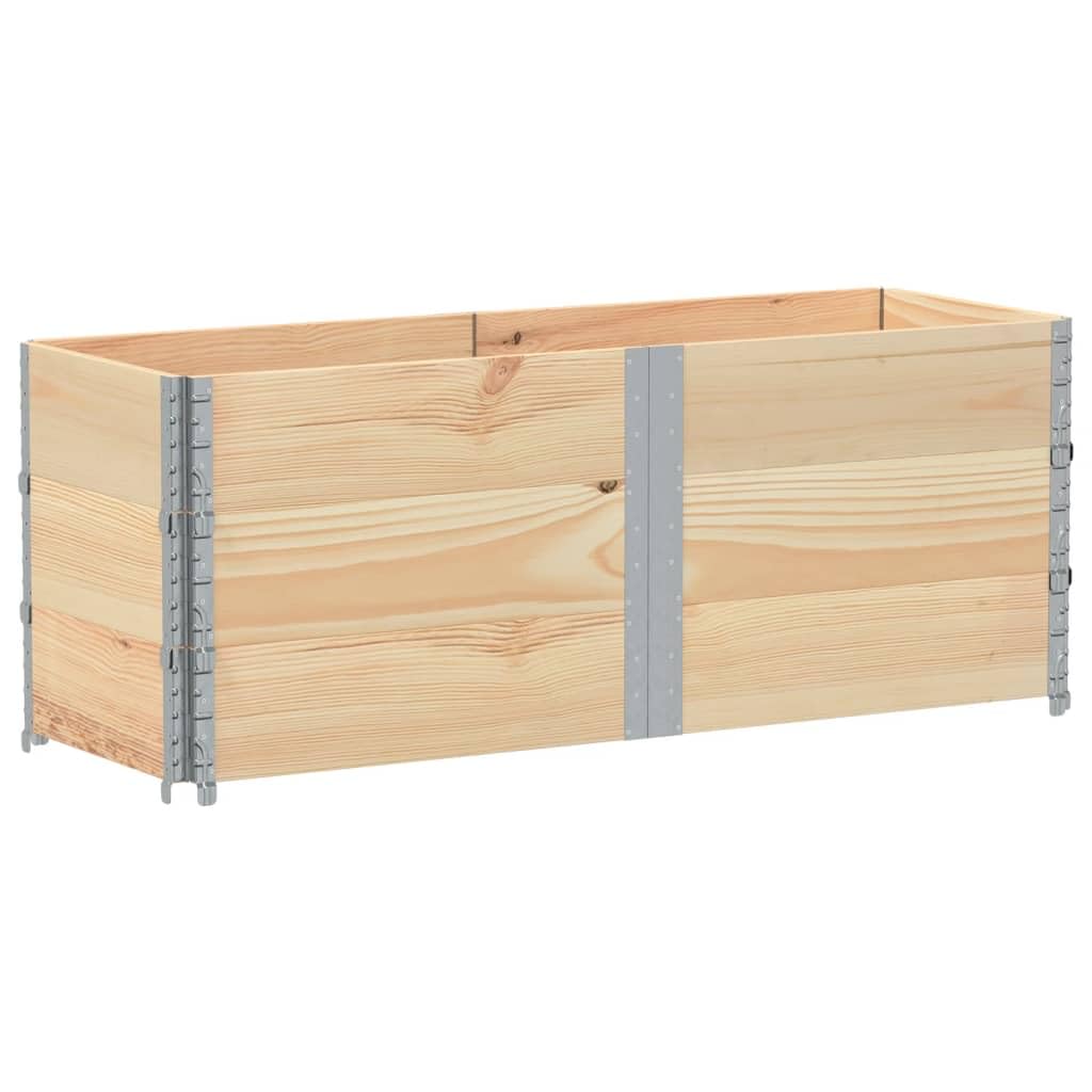 Paretali per Pallet 3 pz 150x50 cm in Legno Massello di Pino, Movimentazione di Materiali,Pianali di carico e Pallet, 30.64kg-3295378