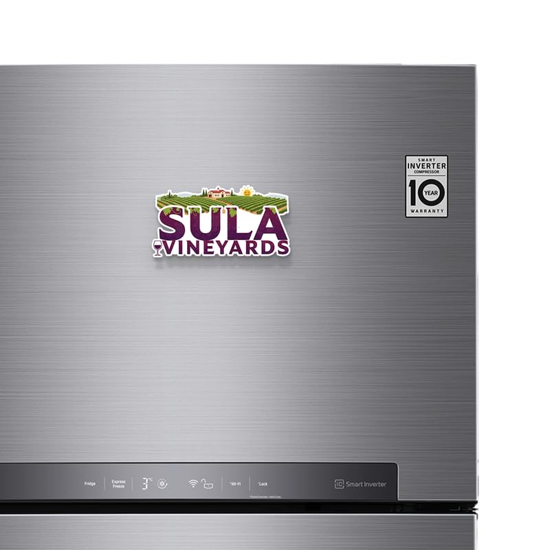 Image of Sula Wineyards Fridge Magnets, Glossy Finish, Stylish Magnet for Fridge, Wardrobe & Metal Surfaces