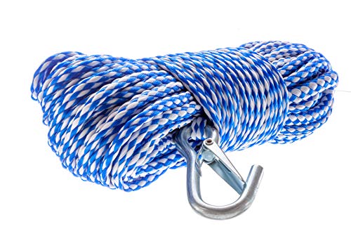Attwood Polypropylene Hollow Braid Anchor Line (1/4-Inch X 100-Feet) #TOP1