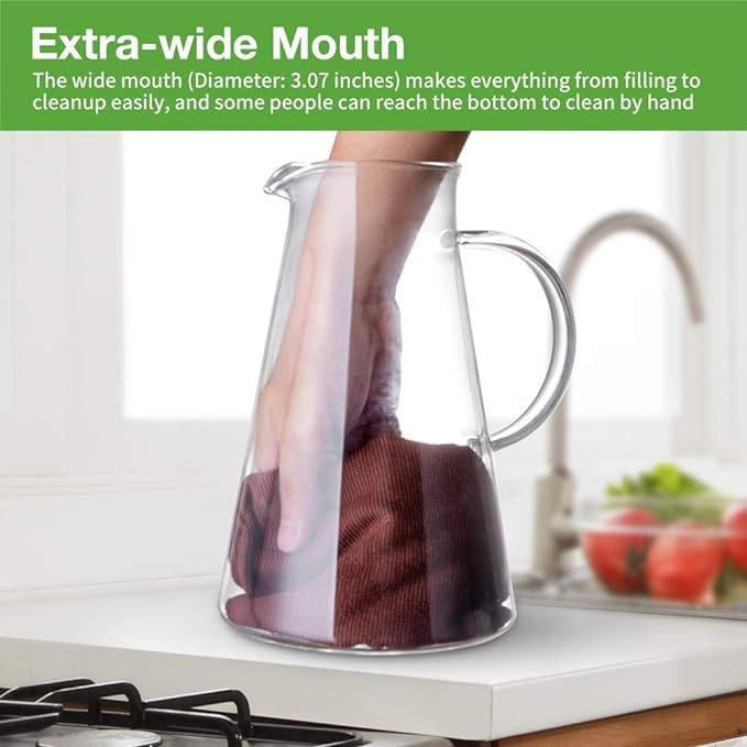 Image of Premium Water and Juice Glass & Borosilicate Glass Jug Set Combo [6 Piece Glass 280 ML & 1 Piece Jug 2 Liter] Transparent Pitcher Set for Dining Table, Home & Restaurant,Party (MTS - 03)