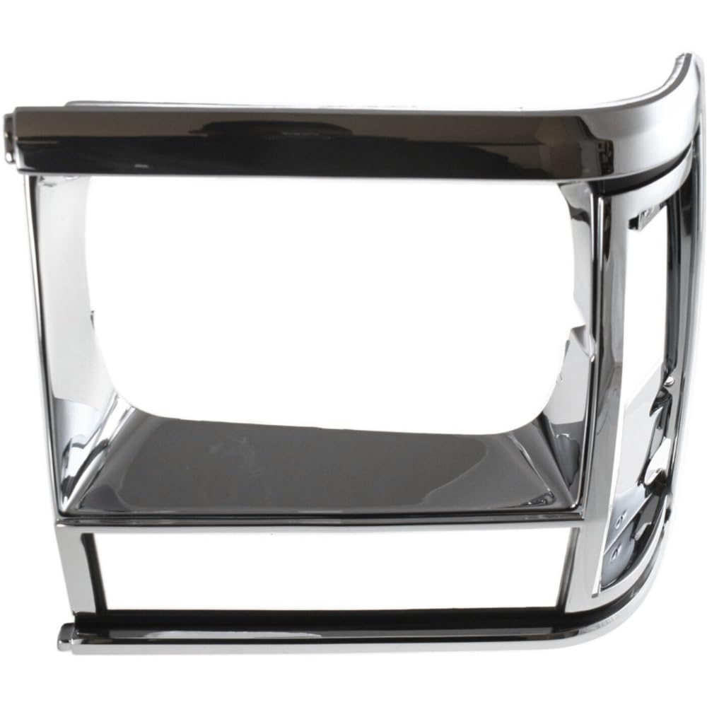 TIUBIDBA Headlight Door Set for Jeep for Cherokee 1991-1996 for Comanche 1991-1992 Left & Right 2pc (Chrome) with Corner and Parking Light Holes 55034079 CH2513123