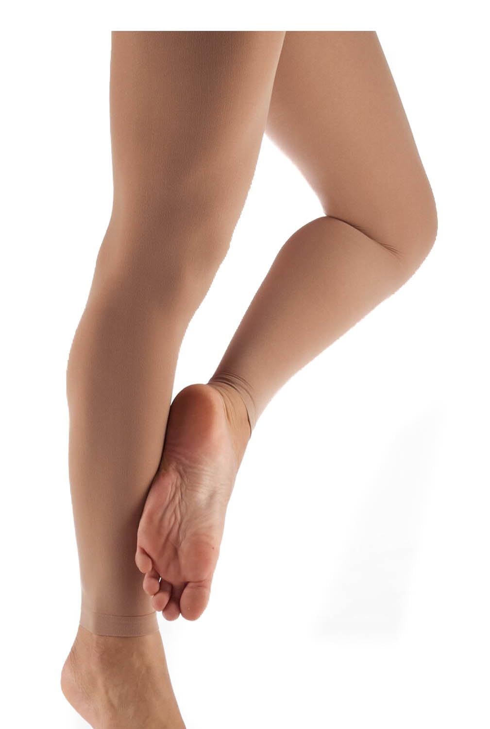 Mytoptrendz® Women's Footless Tights Super Soft Strechy Microfibre Opaque - Tan Large