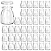 Glass Jars, KAMOTA 40 PACK 4 oz Clear Yogurt Jars With PE Lids, Glass Pudding Jars Yogurt Jars Ideal for Jam, Honey, Wedding Favors, Shower Favors, Baby Foods (150ml)