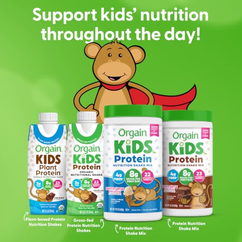 Orgain Kids 8g Grass-Fed Dairy Protein Powder, Vanilla Bean Ice Cream, 1lb - image 8
