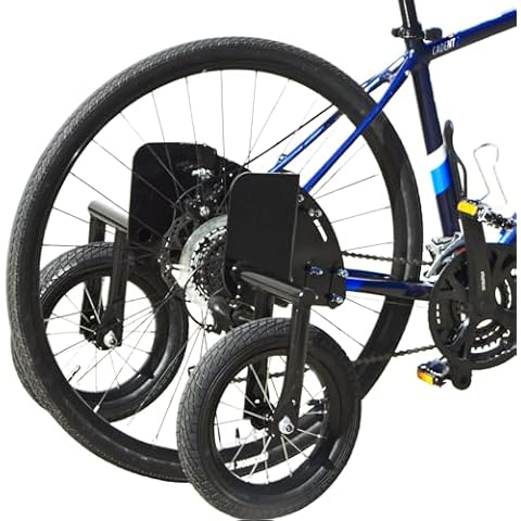 Lumintrail Adult Training Wheels for 24, 26 29 Inch Bike - 12 inch Heavy Duty, Adjustable Bicycle Training Wheels for Stabilization and Safe Learning Cover