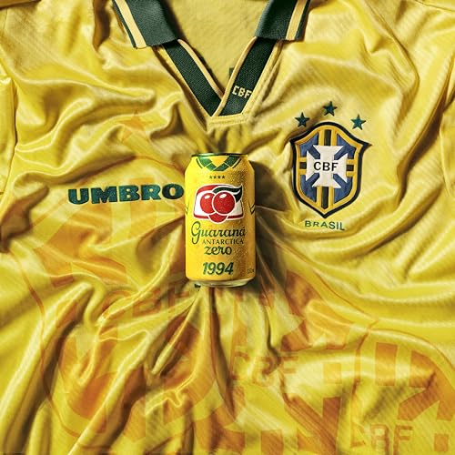 Image of Guarana Antarctica, The Brazilian Original Guarana Soda, Regular, 11.83 fl oz (Pack of 12) - Packaging May Vary